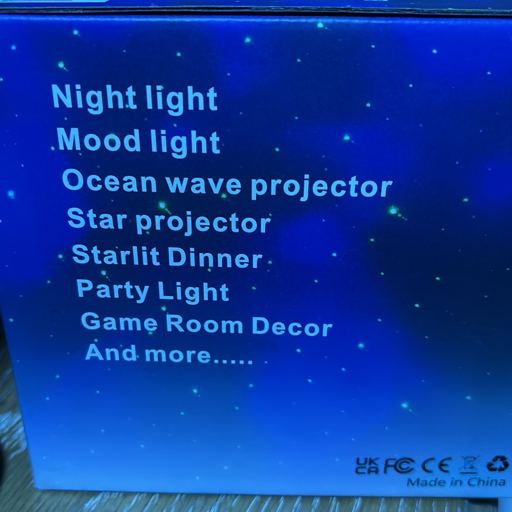 NEW Colorful LED Star Projector with Remote - Picture 3 of 3